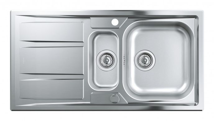 Мийка GROHE EX Sink K400+ із нержавіючої сталі з дод. чашею (31569SD0) 31569SD0 фото