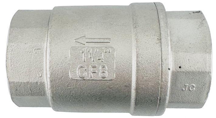 Обратный клапан VINOX AISI 304 муфтовый, 1", нерж. (000092881) 000092881 фото