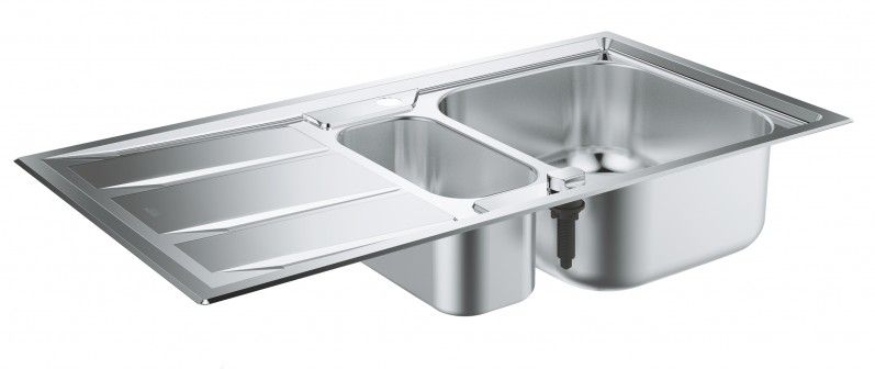 Мийка GROHE EX Sink K400+ із нержавіючої сталі з дод. чашею (31569SD0) 31569SD0 фото