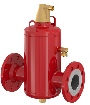 Сепаратор повітря Flamcovent Smart 125 F (фланець), DN125, ємність 59 л, 10 бар, 120 гр.С (310061) 310061 фото