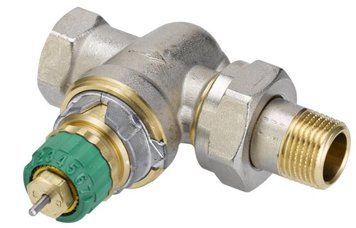 Клапан Danfoss RA-DV 15 для двухтрубной системы отопления, прямой, никель (013G7714) 013G7714 фото