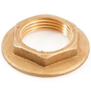 Контрогайка з фланцем 1 1/4" В General Fittings латунь (2600D7H120000H) 2600D7H120000H фото