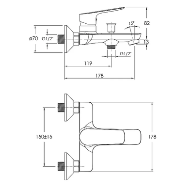 Набір змішувачів (4 в 1) IMPRESE kit30095 4 в 1 IMPRESE kit30095 фото