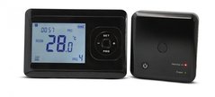 Безпровідний кімнатний термостат з WiFi управлінням Tervix Pro Line для газового/електричного котла із сухим контактом, чорний 116330 фото