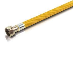 Шланг гофрований в ПВХ GAZ FLEX 1/2" х 1/2"ВВ 200см нерж. сталь AYVAZ (GF701833534200) GF701833534200 фото