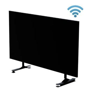 Гібрідний обігрівач TWP Slim 4070 R Wi-Fi included 600 Вт, 400x700x26, чорний, металевий (SL4070BWIFI) SL4070BWIFI фото