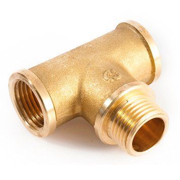 Тройник 1/2" X 1/2" X 1/2" латунь General Fittings (270015H040404A) 270015H040404A фото