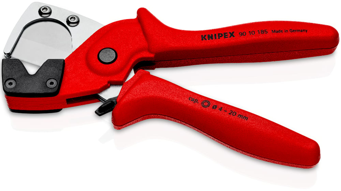 Труборіз до &Oslash; 20 мм, 185 мм, для багатошарових та пневмошлангів, KNIPEX (90 10 185) 90 10 185 фото