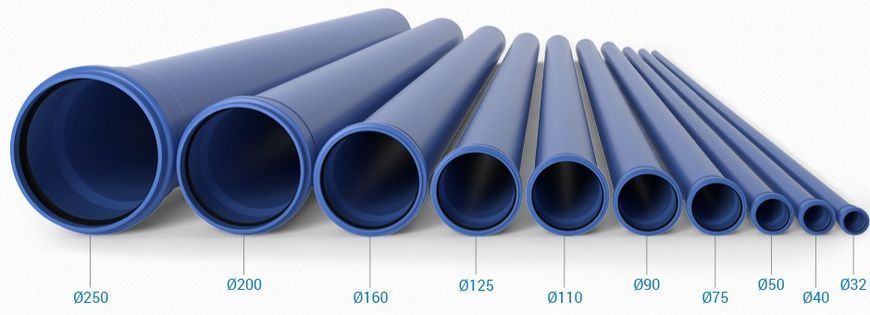 Труба каналізаційна, безшумна &Oslash;200 L=2000 мм 12 dB(A) Triplus Valsir (VS0650171) VS0650171 фото