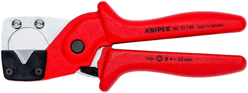 Труборіз до &Oslash; 20 мм, 185 мм, для багатошарових та пневмошлангів, KNIPEX (90 10 185) 90 10 185 фото