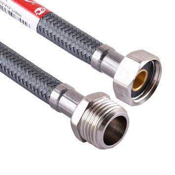 Шланг водяной TUCAI 1/2"x1/2" НВ 0,4м АНТИКОРРОЗИЯ TAQ ACB MG-1212-400 204479 (000009809) 000009809 фото