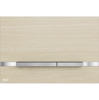 Кнопка управления ALCAPLAST Stripe Oak White, металл–мат Stripe Oak фото