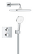 Прихована душова система з термостатом Grohe Grohtherm & Tempesta 250 Cube (1039950000), хром (1039950000) 1039950000 фото 2