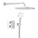 Прихована душова система з термостатом Grohe Grohtherm & Tempesta 250 Cube (1039950000), хром (1039950000) 1039950000 фото 1
