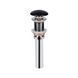 Раковина-чаша Qtap Tern 475х370х140 Matt black з донним клапаном Чорний (QT172074MBMB) QT172074MBMB фото 7