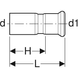 Муфта редукційна d=54х22 Geberit Mapress (22321) 22321 фото 3