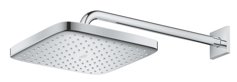 Прихована душова система з термостатом Grohe Grohtherm & Tempesta 250 Cube (1039950000), хром (1039950000) 1039950000 фото