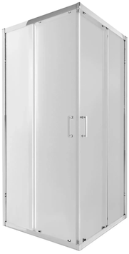 Душевая кабина Taurus CRM1011SC6 квадратная 100х100 см, стекло 6 мм Clear, CalcLess раздвижная, без поддона Qtap(TAUCRM1011SC6) TAUCRM1011SC6 фото
