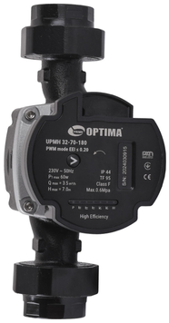 Насос циркуляционный энергосберегающий Optima PRIME UPMH 32-70 AUTO 180мм + гайки (UPMH32-70AUTO-180) UPMH32-70AUTO-180 фото