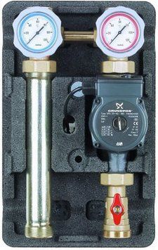 Насосна група Meibes D-UK (без змішувача) 1 1/4&rsquo;&rsquo; з насосом Grundfos UPS 25-60 (101.10.032.01GF) 101.10.032.01GF фото