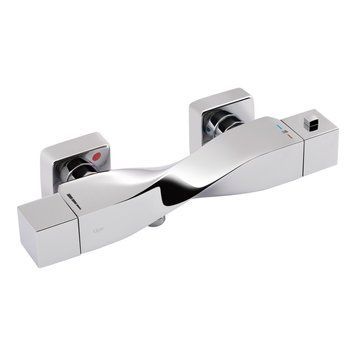 Термостат для душу Qtap Zkrouceny, Хром (QTZKR40T105C) QTZKR40T105C фото