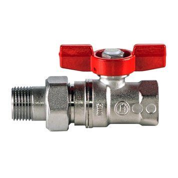 Кран кульовий 1" &times; 3/4" ВЗ, Giacomini R259D, ЧМ, з американкою (R259X006) R259X006 фото