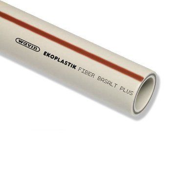 Труба Wavin Ekoplastik FIBER BASALT PLUS 75мм / PN 22 / S 4 / SDR 9 (STRFB075TRCT) STRFB075TRCT фото