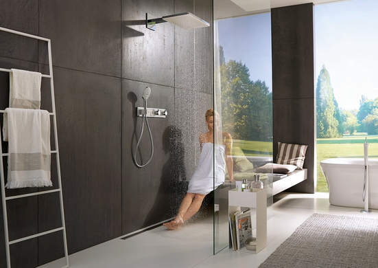 Верхній душ Hansgrohe Rainmaker Select, із кронштейном, хром (24005400) 24005400 фото