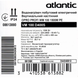 Бойлер 100 л 1500W електричний Atlantic Opro Profi VM D400S (861388) 861388 фото 10