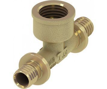 Трійник TECEflex 25 х 1/2" х 25, з внутрішньою різьбою (769522) 769522 фото