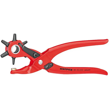 Діркопробивач 220 мм, з револьверною голівкою, KNIPEX (90 70 220) 90 70 220 фото