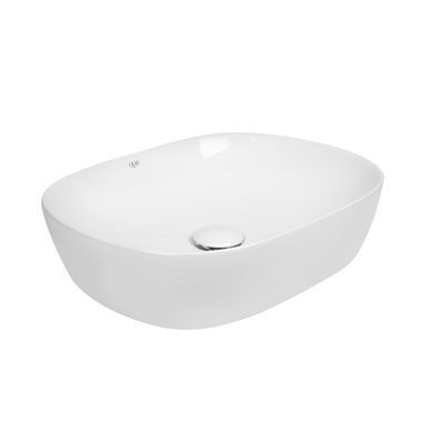 Раковина-чаша Qtap Aquarius 465x375x115 White з донним клапаном Білий (QT21112185W) QT21112185W фото