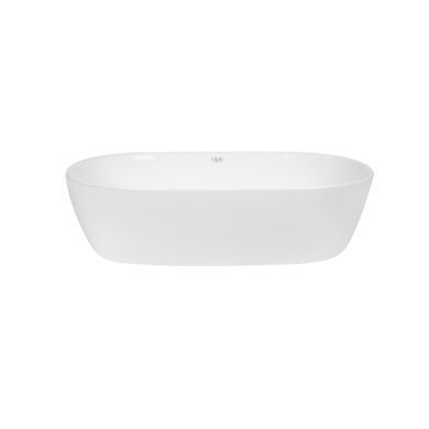 Раковина-чаша Qtap Aquarius 465x375x115 White з донним клапаном Білий (QT21112185W) QT21112185W фото
