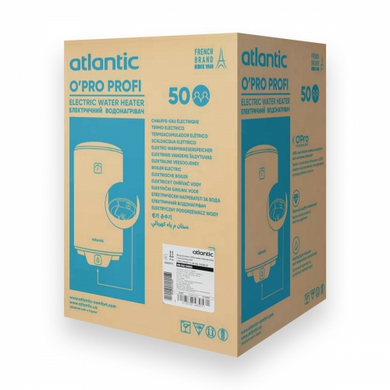 Бойлер 50 л 1500W електричний Atlantic OPro Horizontal HM D400S (843057) 843057 фото