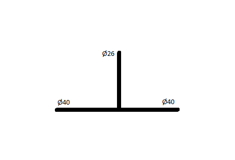 Bonomi тройник редукционный для пресс систем 40×26×40 4031402640 фото