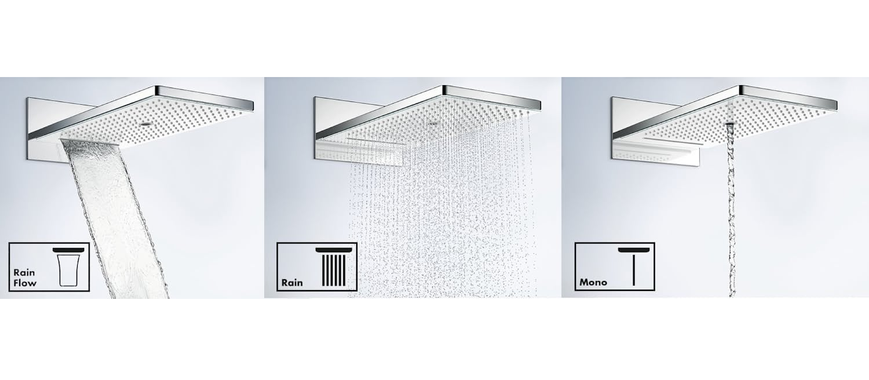 Верхній душ Hansgrohe Rainmaker Select, 4 режими струменю, хром (24001400) 24001400 фото