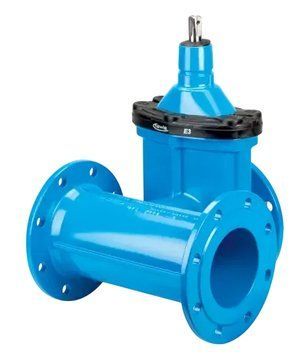 Задвижка Hawle 4340E3 чугунная, фланцевая, Комби-Т, DN 150/65, PN16 (5019854) 5019854 фото