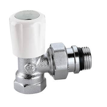 Кран-термостат радиаторный 1/2" CALEFFI угловой универсальный радиаторный (401402) 401402 фото