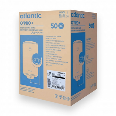 Бойлер 50 л 2000W электрический Atlantic Opro+ VM 50 D400S (841373) 841373 фото