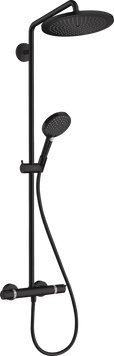 Душевая система с термостатом Hansgrohe Croma Select S 280 1jet Showerpipe, чёрный (26890670) 26890670 фото