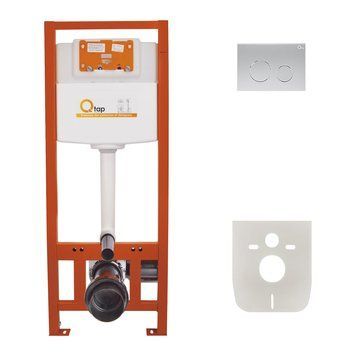 Комплект інсталяції Qtap Nest ST 4 в 1: з панеллю змиву (SD00040871) QT0133M425M11111SAT фото