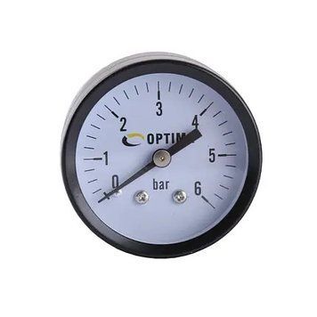 Манометр OPTIMA 6 атм., 50 мм., фронтальное подсоединение, нерж.корпус (Y50-NFC-1) Y50-NFC-1 фото