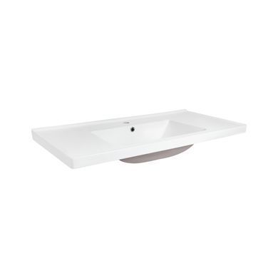 Раковина Qtap Albatross 5C 1000х480х210 White з донним клапаном Білий (QT01115100CW) QT01115100CW фото