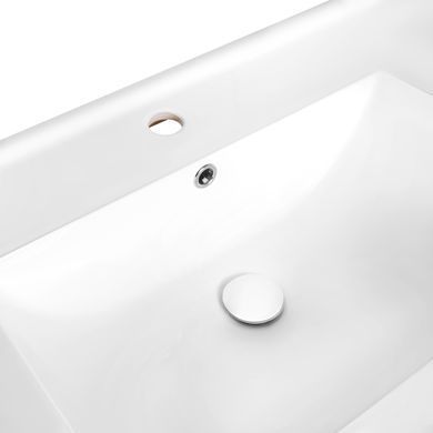 Раковина Qtap Albatross 5C 1000х480х210 White з донним клапаном Білий (QT01115100CW) QT01115100CW фото