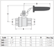 Кран шаровой &Oslash;1/2" ВР CALEFFI Solar (240400) 240400 фото 2