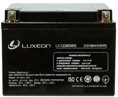 Акумуляторна батарея LUXEON LX12260MG LX12260MG фото
