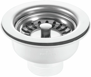 Злив McALPINE 1 1/2", до кухонної мийки (BSW50P-POL) BSW50P-POL фото