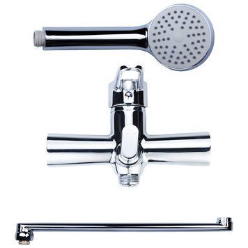 Змішувач для ванни AQUATICA, Хром (HK-2C230C) HK-2C230C фото