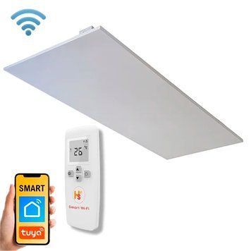 Інфрачервоний обігрівач HSteel ISHC 5010 W Wi-Fi 500 Вт, 500х1000х14, white, стельовий (ISHС5010WWIFI) ISHС5010WWIFI фото