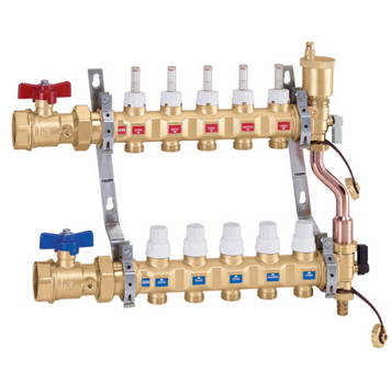 Колектор в сборі 1 1/4"х7х3/4" CALEFFI(6687G5) 6687G5 фото